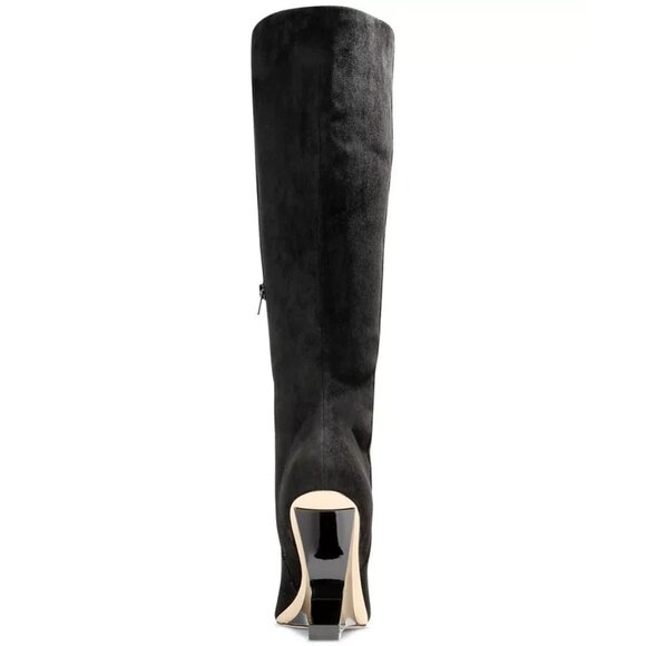 AAJ By Aminah Indigo Tall Dress Boots Black Size 7.5 MSRP $230 - Picture 6 of 7